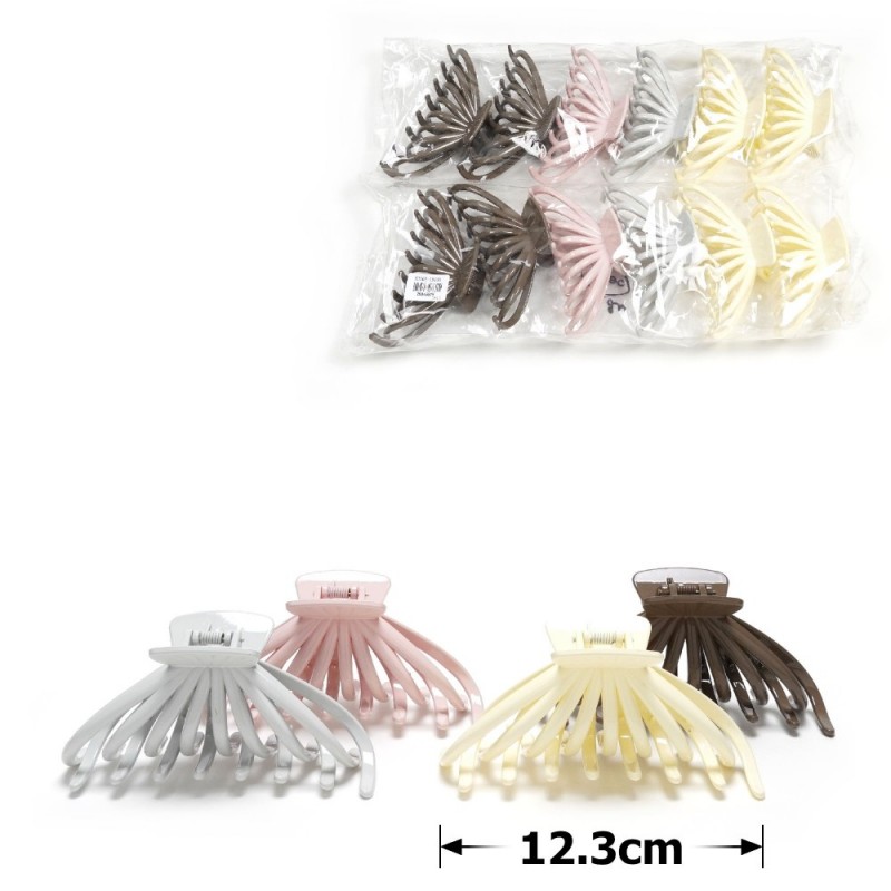 Набор заколок-крабов для волос 12.3см (31828)