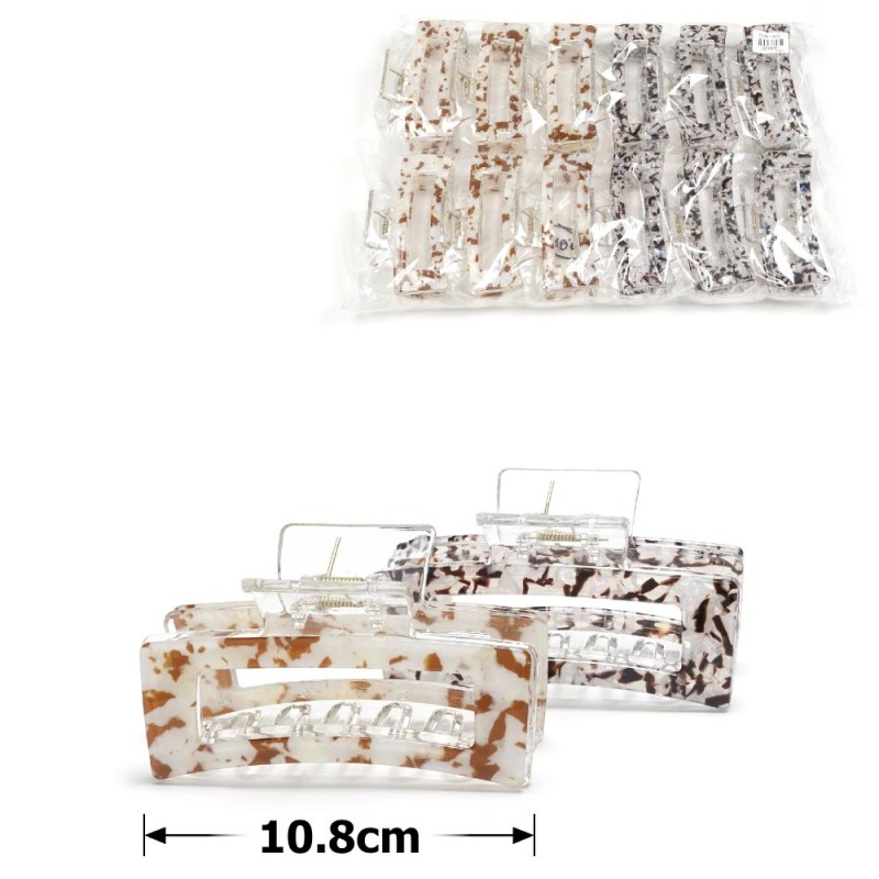 Набор заколок-крабов для волос 10.8см (31830)