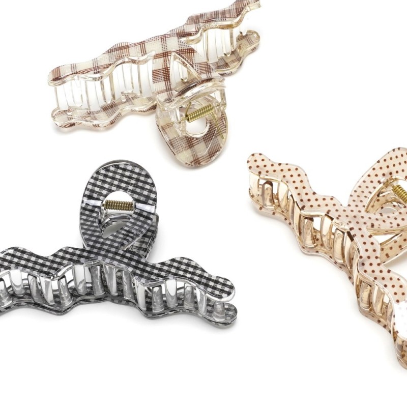 Набор заколок-крабов для волос 13см (31832)