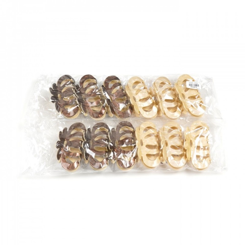 Набор заколок-крабов для волос 9.9см (31833)