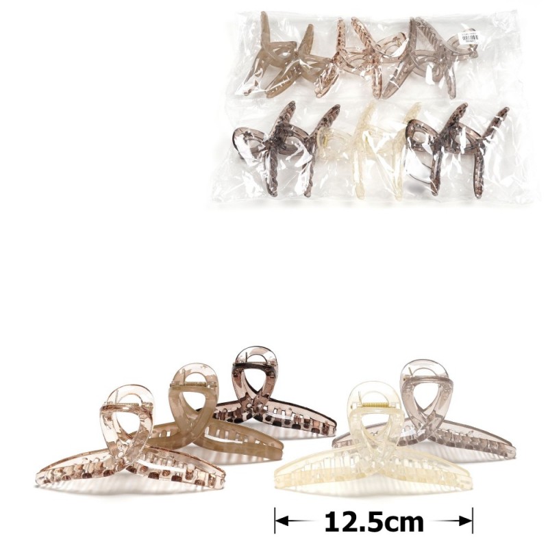 Набор заколок-крабов для волос 12.5см (31836)