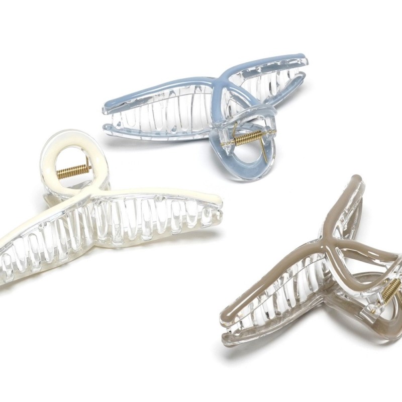 Набор заколок-крабов для волос 12.4см (31839)