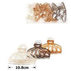 Набор заколок-крабов для волос 10.8см (31842)