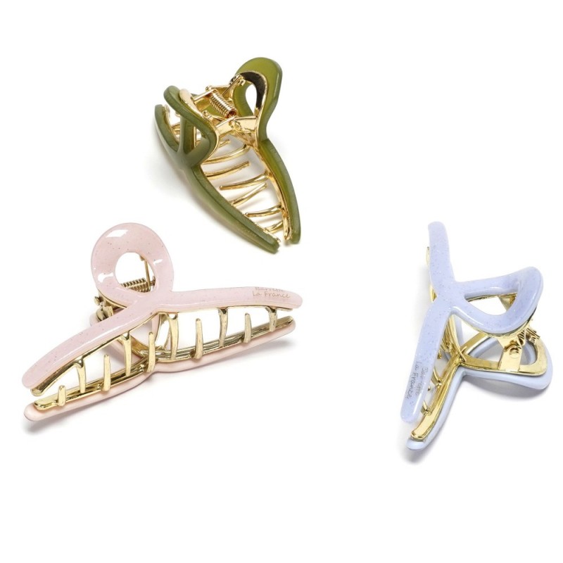 Набор заколок-крабов для волос 8см (31844)