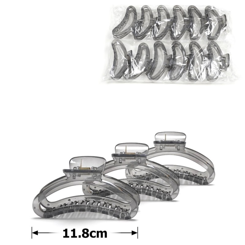Набор заколок-крабов для волос 11.8см (31849)