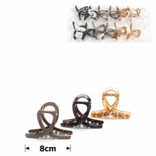 Набор заколок-крабов для волос 8см (31870)