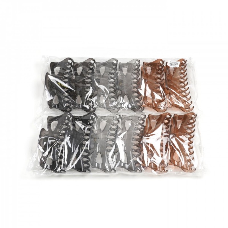 Набор заколок-крабов для волос 13.6см (31871)