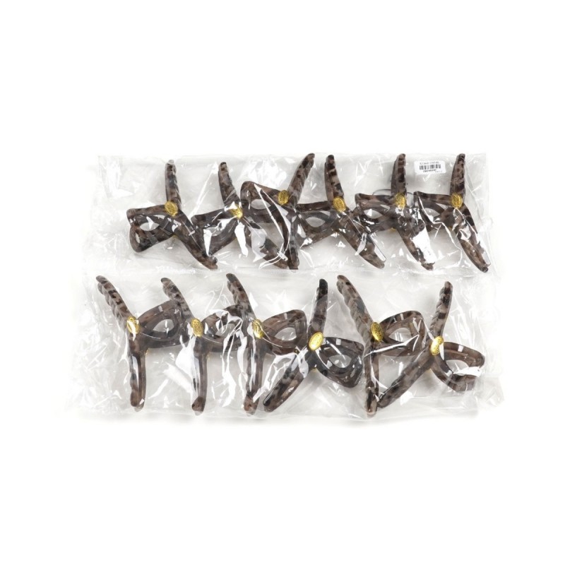 Набор заколок-крабов для волос 12.9см (31873)