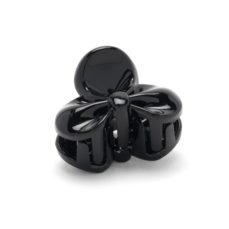 Набор заколок-крабов глянцевых чёрных (3216)