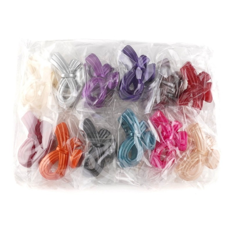 Набор заколок-крабов для волос глянцевые (8139)