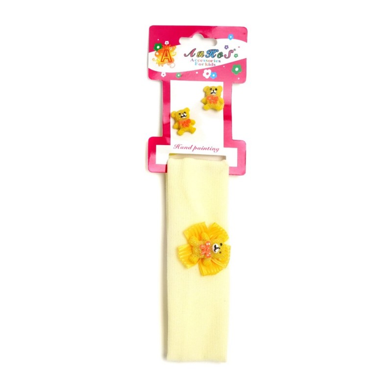 Набор из резинок и повязки для волос (27030) вариант 02