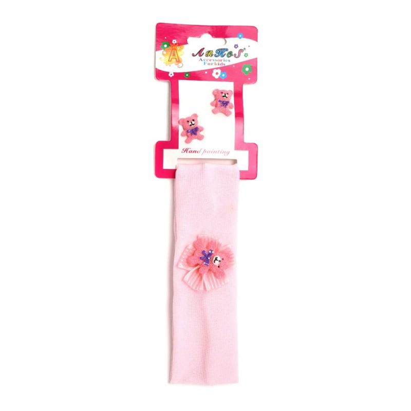 Набор из резинок и повязки для волос (27030) вариант 05