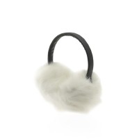 Теплые меховые наушники с кожаным обручем (6700) вариант 03