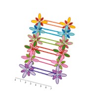 Набор заколок-невидимок для волос с цветком (9687)