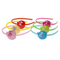 Набор детских обручей для волос с украшением Яблоко (10785)