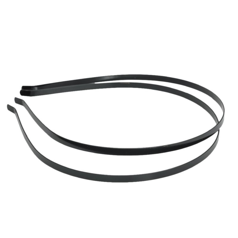 Набор металлических обручей заготовок 0.45см 12шт черный (12838)