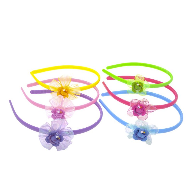 Набор детских обручей для волос с украшением Уточка (1555)