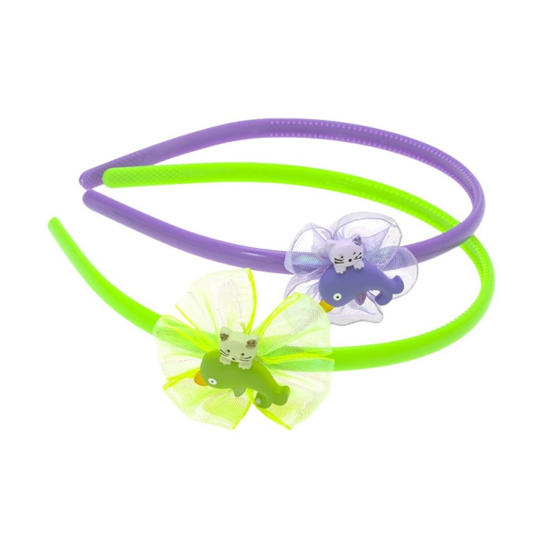 Набор детских обручей для волос с украшением Дельфин (1556)