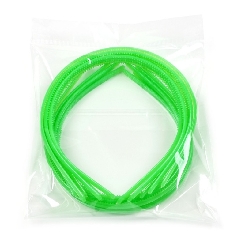 Набор обручей для волос 0.75см зеленый (30008)