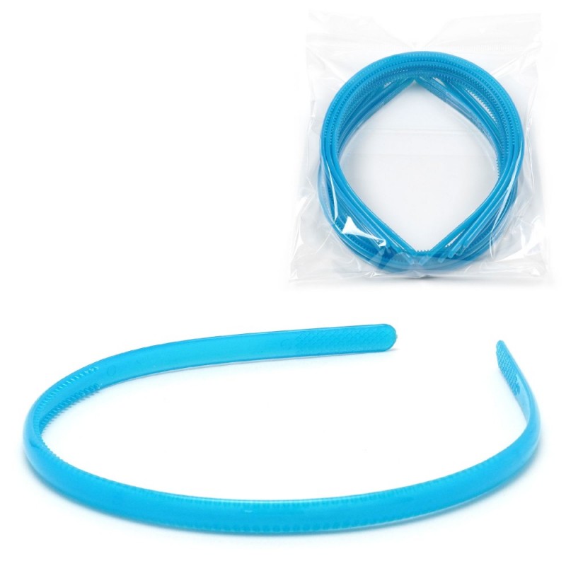 Набор обручей для волос 0.75см синий (30009)