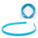 Набор обручей для волос 0.75см синий (30009)