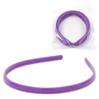 Набор обручей для волос 0.75см фиолетовый (30033)