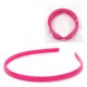 Набор обручей для волос 0.75см малиновый (30034)
