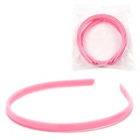 Набор обручей для волос 0.75см розовый (30035)