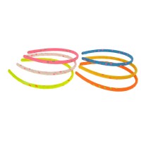 Набор обручей для волос детский с принтом горошек (8191)