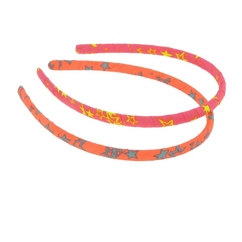 Набор обручей для волос детский с принтом звёздочка (8192)