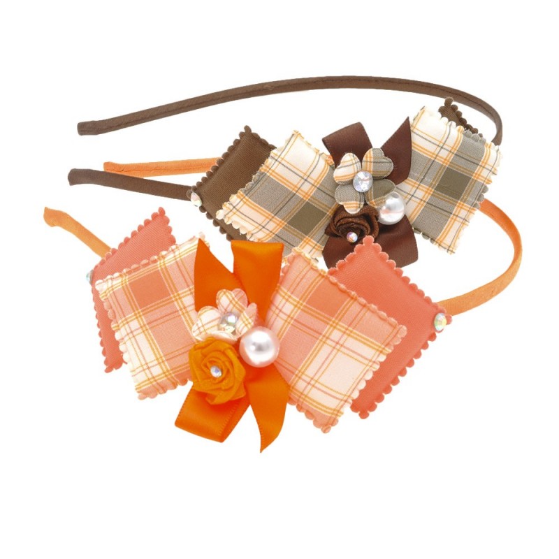 Набор обручей для волос с бантиком (8932)