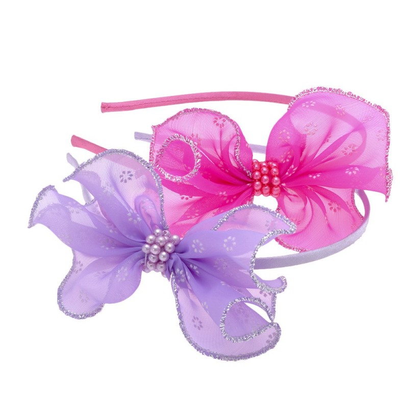 Набор обручей для волос с бантиком (8935)