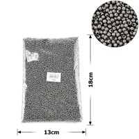 Набор жемчужных бусин 3мм 250г графитовый (25806)