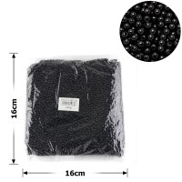 Набор жемчужных бусин 4мм 250г черный (25809)