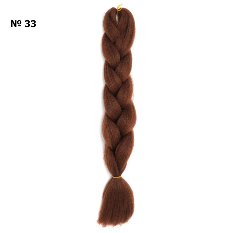 Канекалон коричневого цвета 60см (26211)