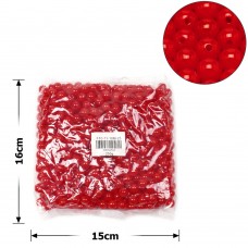 Набор жемчужных бусин 10мм 500шт 250г красный (27080)