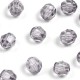 Набор граненых бусин 10мм 500шт 250г серый (30409)