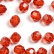 Набор граненых бусин 10мм 500шт 250г гранатовый (30415)