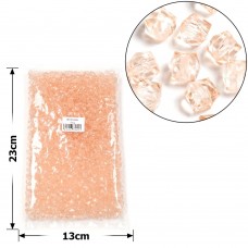 Набор бусин кубиков 8мм 900шт 250г бежевый (30436)