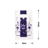 Набор подарочных целлофановых пакетов 20мкм 9x15см 50шт (4747)