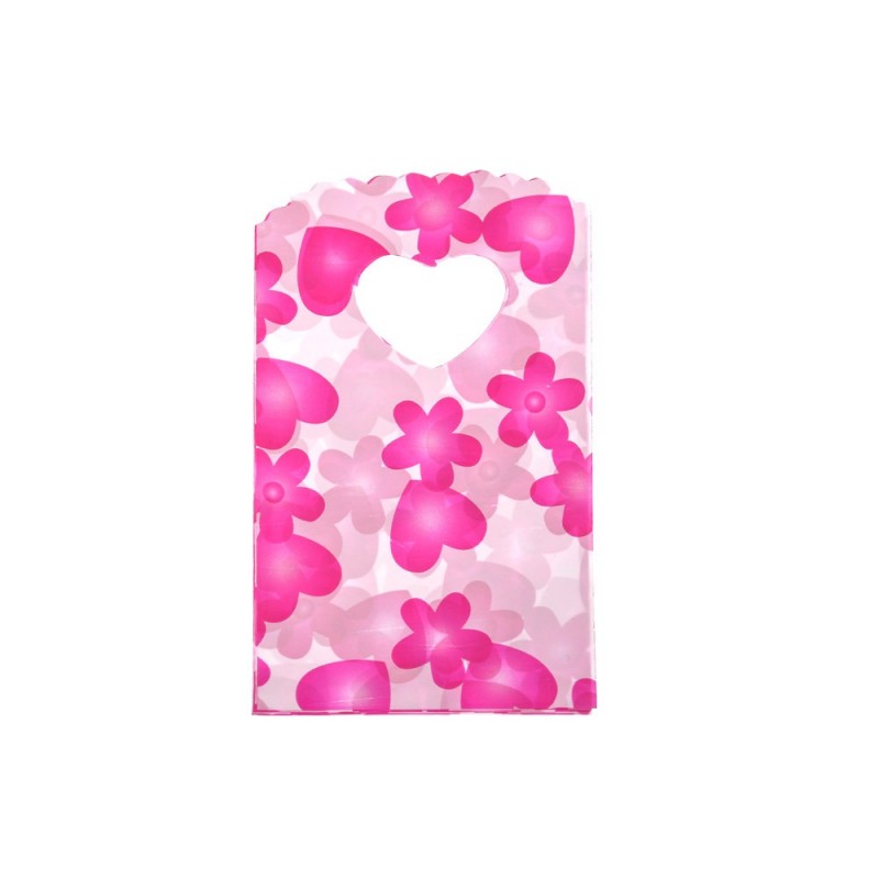 Набор подарочных целлофановых пакетов 9x15см 50шт (4750)