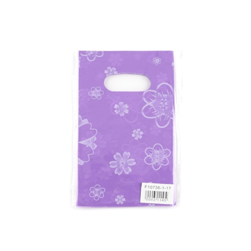 Набор подарочных целлофановых пакетов 9x15см 50шт (4751)