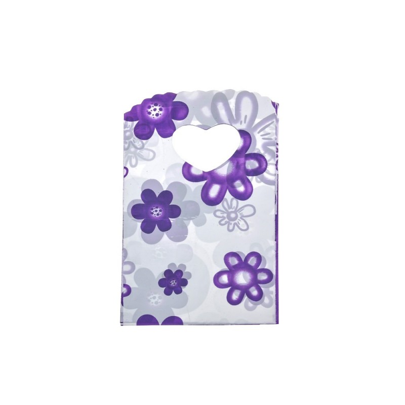 Набор подарочных целлофановых пакетов 9x15см 50шт (4752)