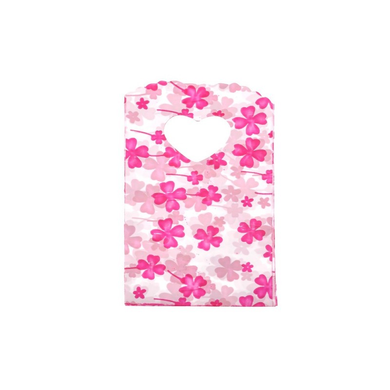 Набор подарочных целлофановых пакетов 9x15см 50шт (4754)