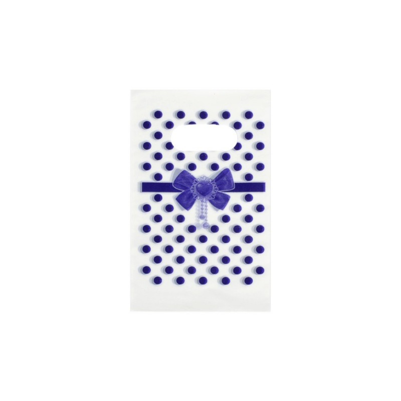 Набор подарочных целлофановых пакетов 9x15см 50шт (4758)