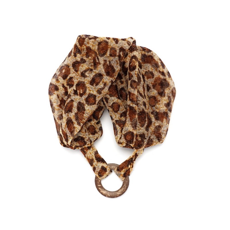 Повязка-резинка с тигровым принтом (15877) вариант 01