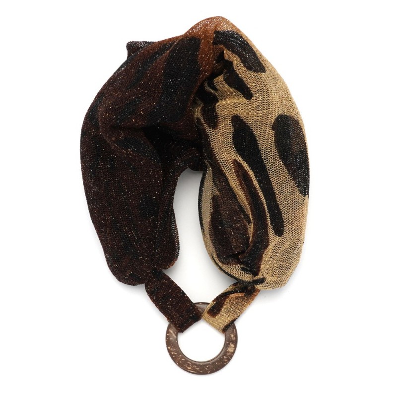 Повязка-резинка с тигровым принтом (15877) вариант 03