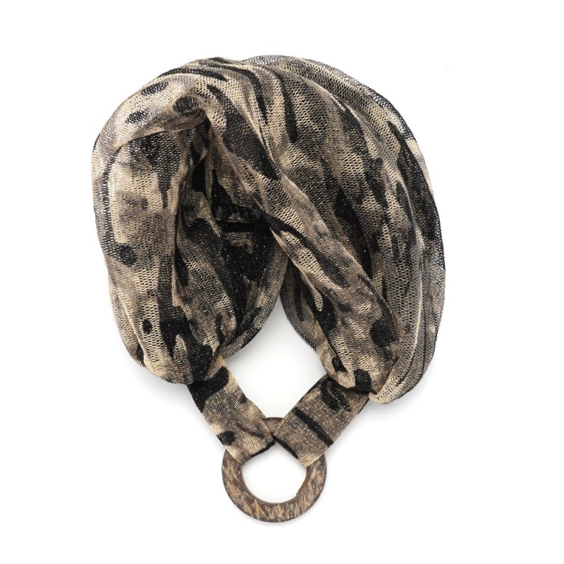 Повязка-резинка с тигровым принтом (15877) вариант 04