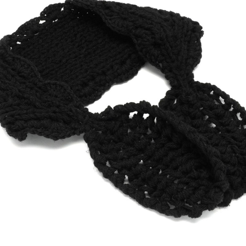 Повязка вязаная на голову (15923) вариант 03