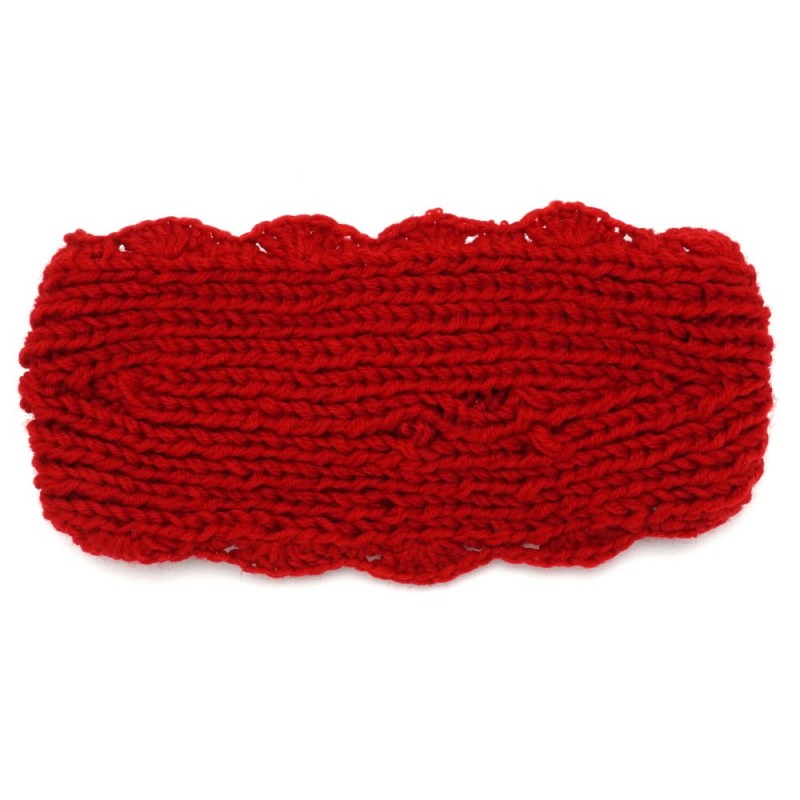 Повязка вязаная на голову (15923) вариант 04